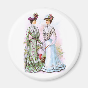 Íman Vestidos 1901 do vintage