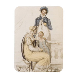 Íman Vestidos de passeio, placa de forma de Ackermann