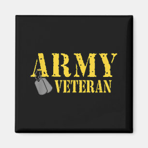 Íman Vestígio do Exército Veterano Camisa do Orgulho Mi