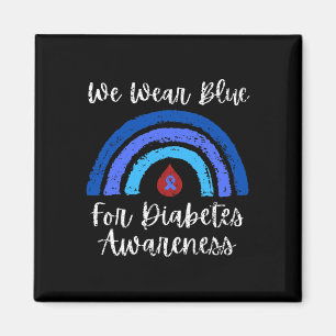 Íman Vestimos Azul Para O Mês De Consciência Da Diabete