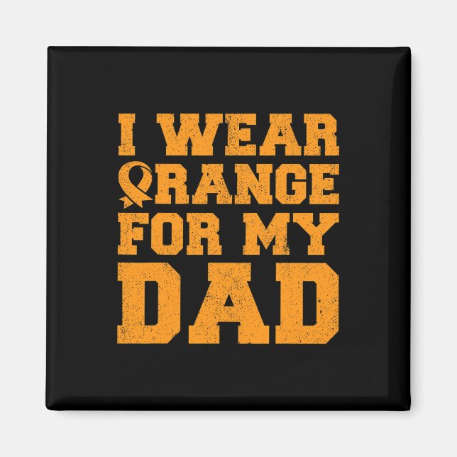 Íman Vestir Laranja Para O Cancer De Consciência Da Leu (Frente)