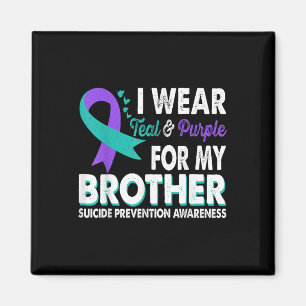 Íman Vestir O Teal & Roxo Para Evitar O Suicídio Do