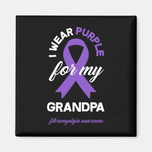 Íman Vestir Roxo Para A Sensibilização Do Meu Avô Fibro