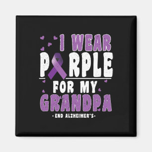 Íman Vestir Roxo Para O Avô Alzheimer Alzheimer Alzheim