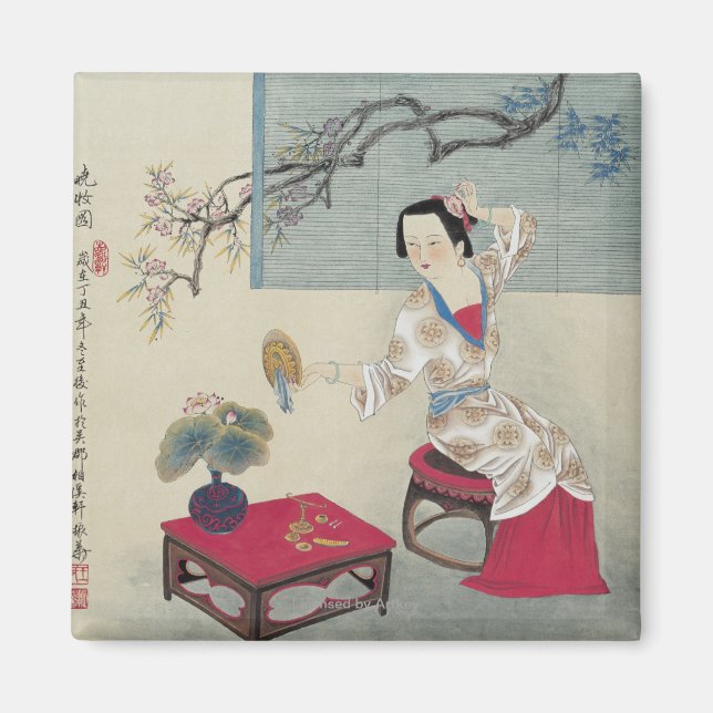 Íman Vestir-se de manhã (Frente)