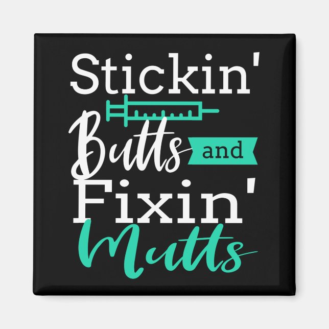 Íman Vet Tech Veterinarian Veterinary Technician Funny (Frente)