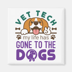Íman Vet Tech Veterinary Technician Life to Dogs