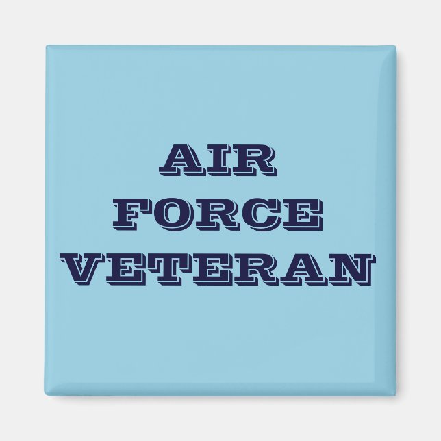 Íman Veterano da Força Aérea do Magnet (Frente)