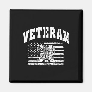 Íman Veterano dia botas de combate militar pulseiras de