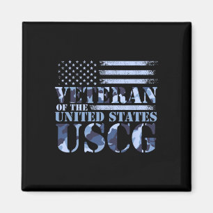 Íman Veterano Dos Estados Unidos Uscg Camo America Fla