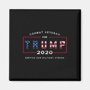 Íman Veterano Para Trump 2020&#; - Mantenha Nossa Força