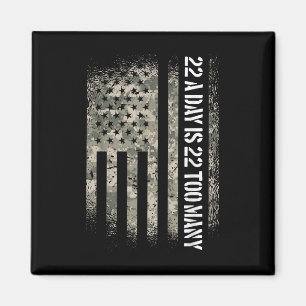 Íman Veterano Suicídio Sensibilização Usa Bandeira 22 A