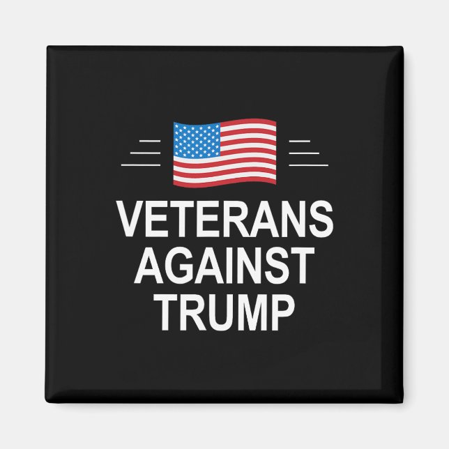 Íman Veteranos Contra Trump -  (Frente)