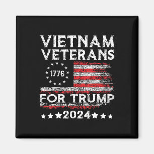 Íman Veteranos do Vietnã Para Trump 2025 Bandeira Ameri