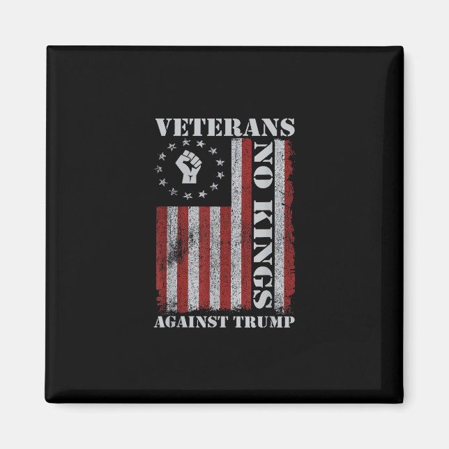 Íman Veteranos Militares Protestam Bandeira Patriótica  (Frente)