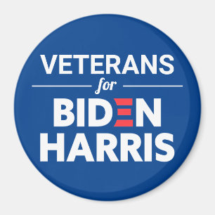 Íman Veteranos para Biden Harris Texto Personalizado Az