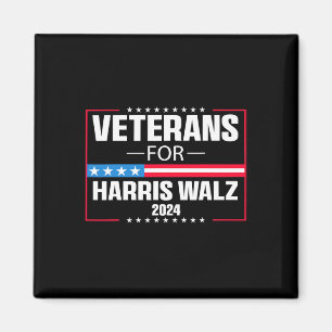 Íman Veteranos Para Harris Wheimer 2024 Campo Presidenc