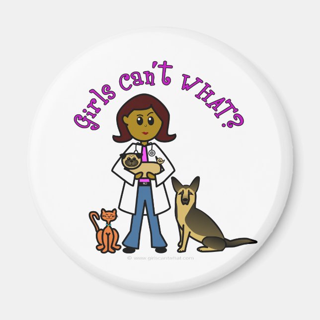 Íman Veterinária Escura (Frente)