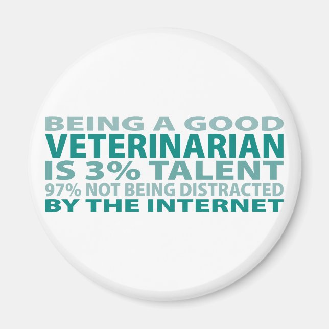 Íman Veterinarian 3% Talent (Frente)