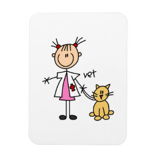 Íman Veterinário Boneco Palito