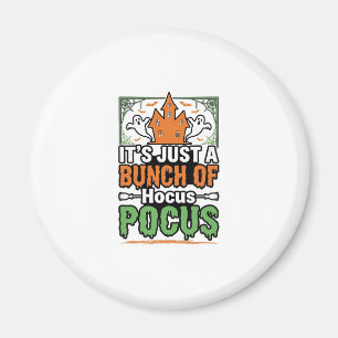 Íman Vetor de design de citação de Halloween Hocus Pocu