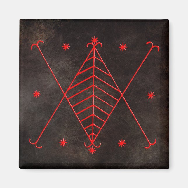 Íman Veve Ayizan Magnet (Frente)