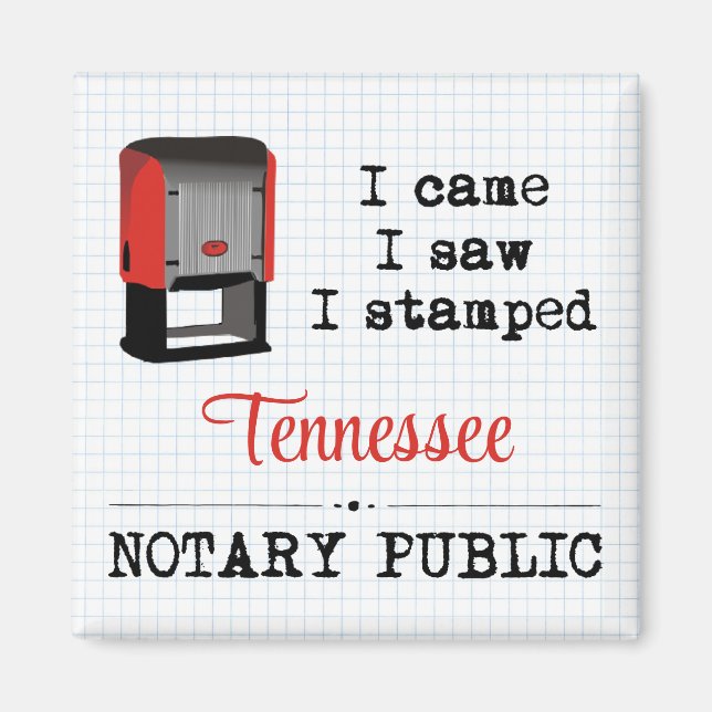 Íman Vew Samped Notícia Public Tennessee (Frente)