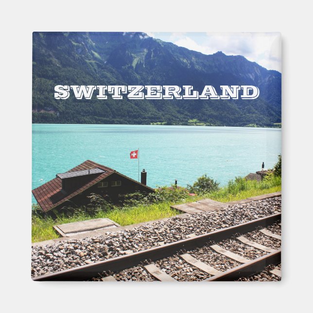 Íman Via férrea na Suíça (Frente)