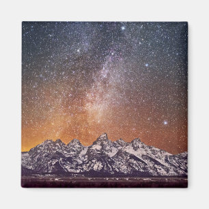 Íman Via Láctea sobre Teton grande