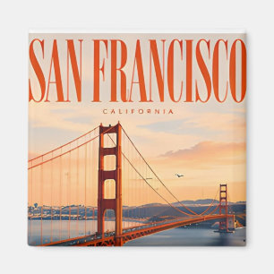 Íman Viagem à Cidade da Baía Golden Gate de São Francis