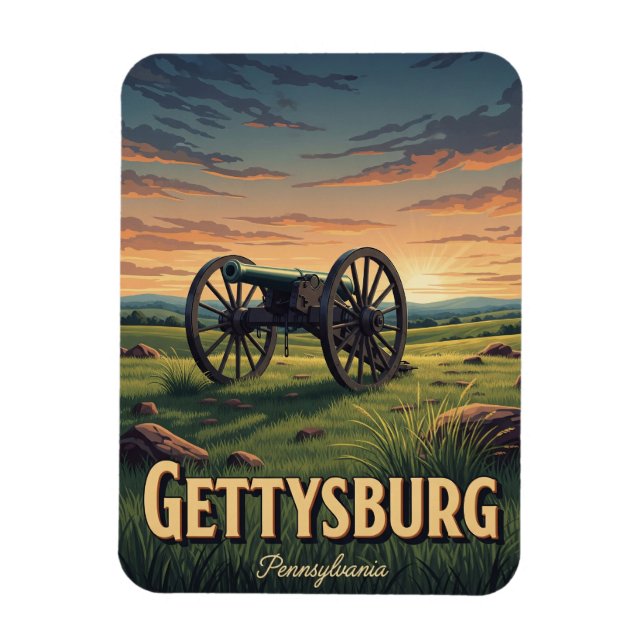 Íman Viagem a Gettysburg, Pensilvânia (Vertical)