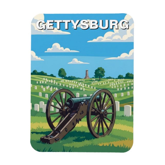 Íman Viagem a Gettysburg, Pensilvânia (Vertical)