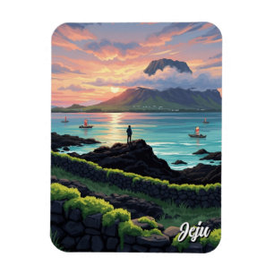 Íman Viagem à Ilha de Jeju, Coreia do Sul