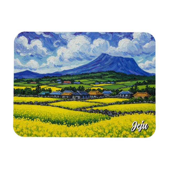 Íman Viagem à Ilha de Jeju, Coreia do Sul (Horizontal)
