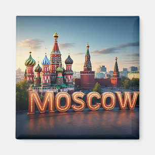 Íman 🧲 Viagem a Moscou Rússia Memória 🇷🇺