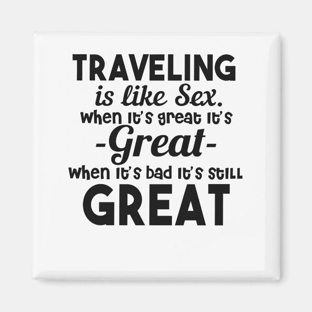 Íman Viagem a única coisa que você comprar que te faz e (Frente)