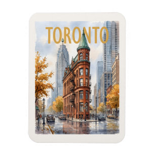 Íman Viagem Antiga Toronto Canadá