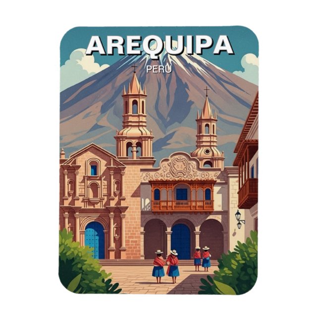 Íman Viagem ao Arequipa Peru (Vertical)