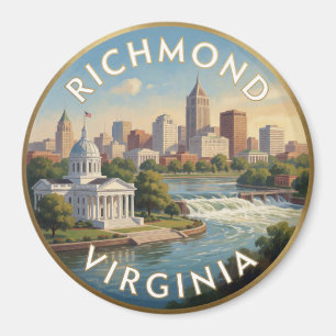 Íman Viagem ao Capitólio de Richmond Virgínia