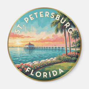 Íman Viagem ao Golfo St Petersburg Flórida