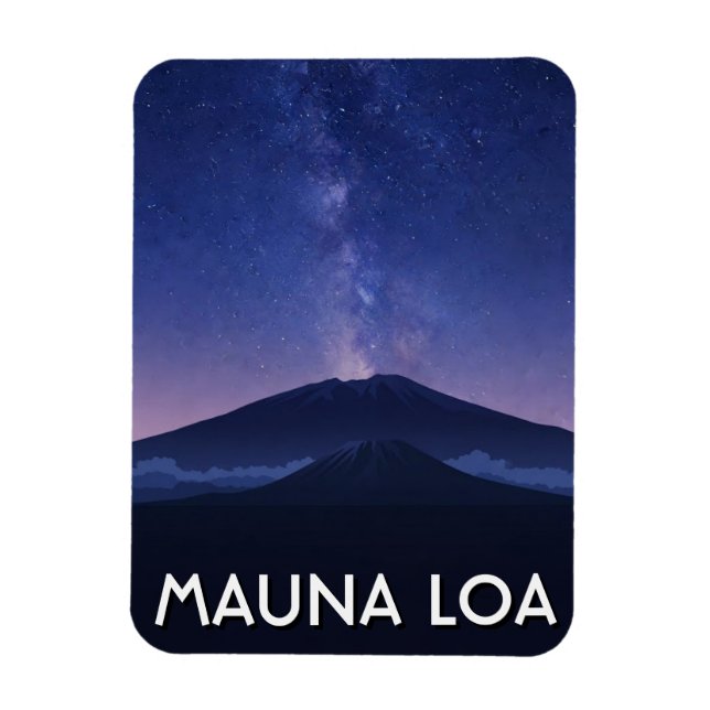 Íman Viagem ao Havaí Mauna Loa (Vertical)