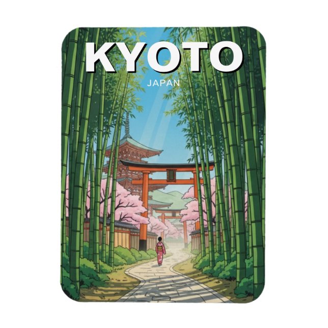 Íman Viagem ao Japão Kyoto (Vertical)