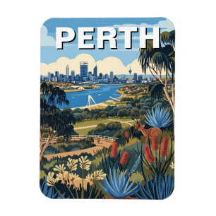 Íman Viagem ao King's Park em Perth