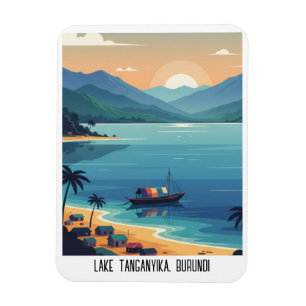 Íman Viagem ao Lago Tanganica no Burundi
