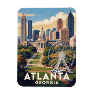 Íman Viagem ao Parque Centenário de Atlanta Geórgia