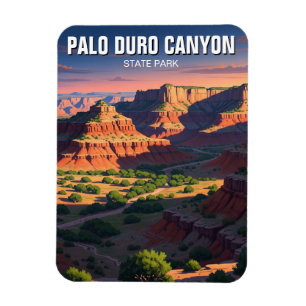 Íman Viagem ao Parque Estadual do Palo Duro Canyon no T
