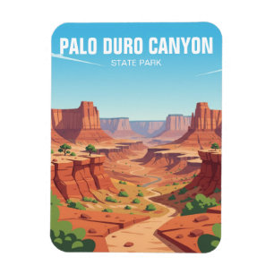 Íman Viagem ao Parque Estadual do Palo Duro Canyon no T