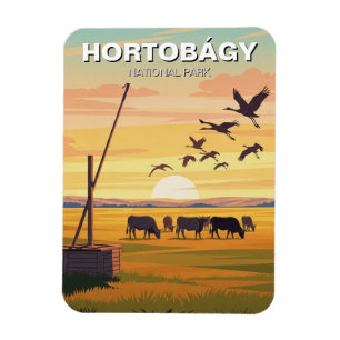 Íman Viagem ao Parque Nacional Hortobagy na Hungria