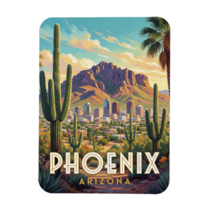 Íman Viagem ao Phoenix Arizona Montanha Camelback