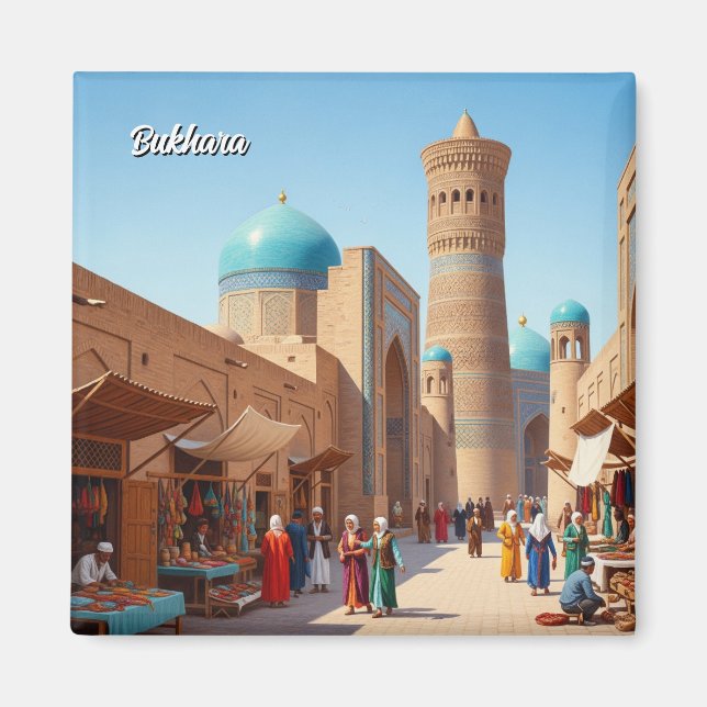 Íman Viagem ao Uzbequistão Buchara (Frente)